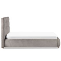 Orono Fabric Double Bed In Light Taupe