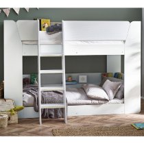 Pampa Wooden Children Bunk Bed In White