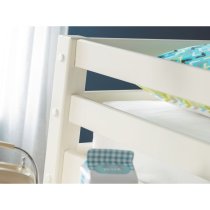 Rayon Wooden Sleep Station Bunk Bed In Stone White