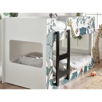 Salina Wooden Children Bunk Bed In White