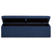 Sadzi Fabric Blanket Box In Blue