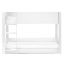 Sonora Wooden Children Bunk Bed With Ladder In White