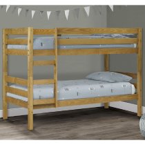 Wayne Wooden Children Bunk Bed In Light Oak