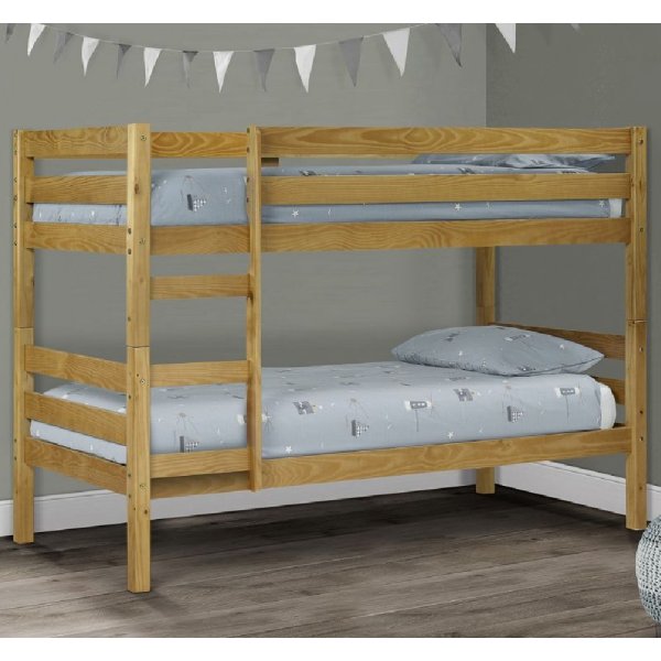 Wayne Wooden Children Bunk Bed In Light Oak