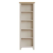 Rosemont Wooden Bookcase With 5 Shelves In Dove Grey