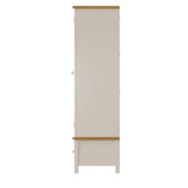 Rosemont Wooden Wardrobe With 2 Doors 1 Drawer In Dove Grey