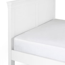 Calida Wooden Double Bed In White