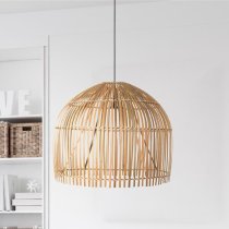 Bali Bamboo Shade Pendant Light Large In Natural