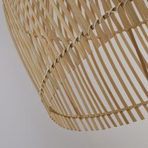 Bali Bamboo Shade Pendant Light Large In Natural