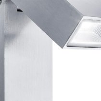 Metro LED Outdoor Wall Light With PIR Sensor In Silver