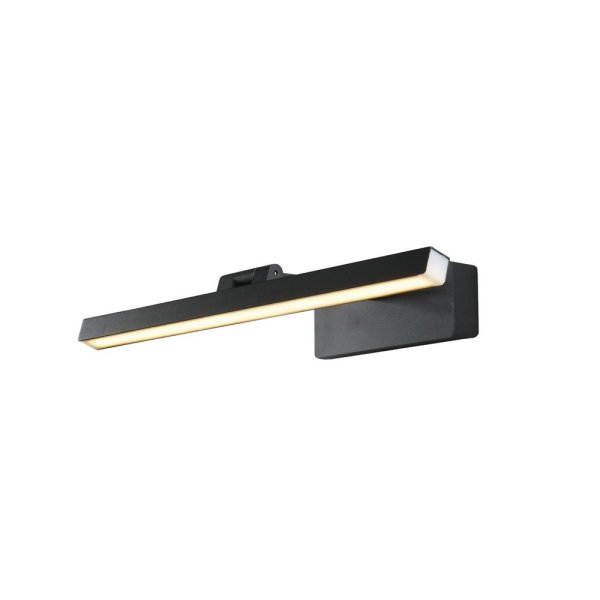 Corfu LED Picture Light Rectangular In Black