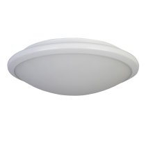 Knutsford Frosted Glass Flush Light In White