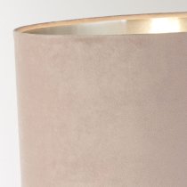 Whitby Pink Velvet Shade Table Lamp In Chrome