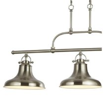 Dallas 3 Light Bar Pendant Light In Antique Rouge