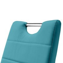 Petra Faux Leather Dining Chair In Teal