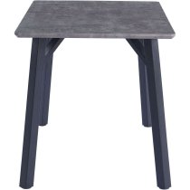 Frisco Wooden Dining Table Small In Concrete Effect