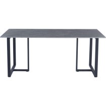 Keizer Sintered Stone Dining Table Large In Grey