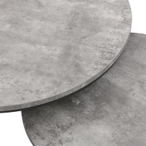 Bellini Wooden Nesting Coffee Tables In Concrete Effect