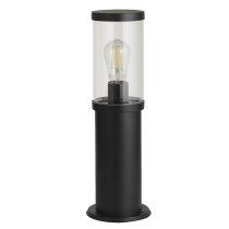 Bakerloo Polycarbonate Outdoor Post Lamp Small In Black