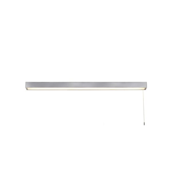 Venti Frosted Polycarbonate Wall Light In Chrome