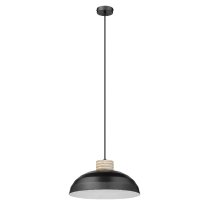 Diaz Aluminium Pendant Light In Gun Metal Grey