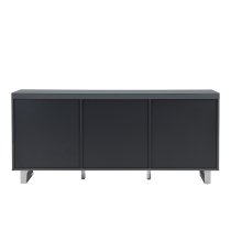 Melange Sydney Large Sideboard With 2 Door 3 Drawer In Grey