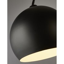 Giant Domed Shape ARC Floor Lamp In Matt Black