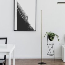 Tribeca LED Floor Lamp In Matt Black