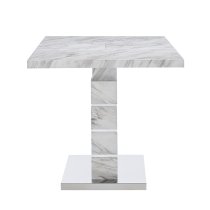 Parini Small Extending Dining Table In Magnesia Marble Effect