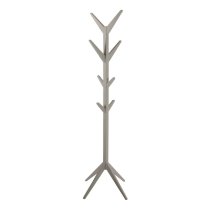 Ascot Wooden Coat Hanger In Grey