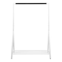 Brixton Metal Clothes Rack In White