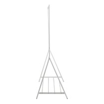 Brixton Metal Clothes Rack In White