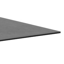 Haines Ceramic Coffee Table With Metal Frame In Black