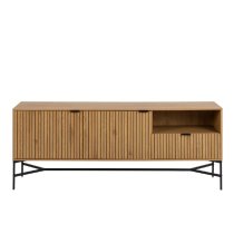 Jasper Wooden Sideboard With 2 Doors 1 Drawer In Oak