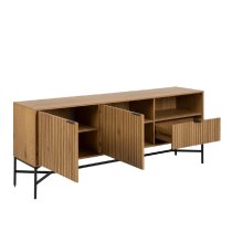 Jasper Wooden Sideboard With 2 Doors 1 Drawer In Oak