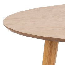 Riga Wooden Dining Table Round Large In Oak