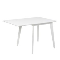 Riga Wooden Extending Dining Table In White