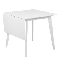 Riga Wooden Extending Dining Table In White