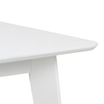 Riga Wooden Extending Dining Table In White