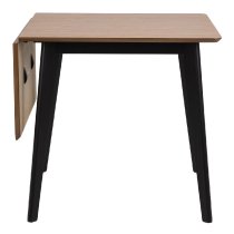 Riga Wooden Extending Dining Table In Oak And Black