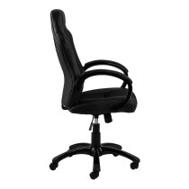 Rama Faux Leather Home And Office Chair In Black