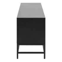 Napa Metal Storage Cabinet With 3 Doors Wide In Matt Black