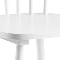 Rexford White Wooden Dining Chairs In Pair