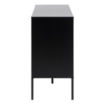 Sparks Wooden Sideboard With 1 Door 3 Drawers In Black And Oak