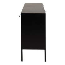 Sparks Wooden Sideboard With 2 Doors 3 Drawers In Oak And Black