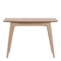 Warsaw Wooden Laptop Desk With 1 Drawer In White Oak