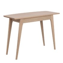 Warsaw Wooden Laptop Desk With 1 Drawer In White Oak