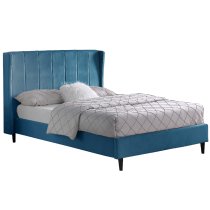 Ashburton Velvet King Size Bed In Blue