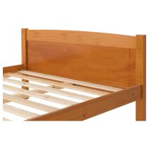 Misosa Wooden Double Bed In Antique Pine