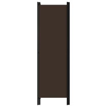 Celina Fabric 3 Panels 150cm x 180cm Room Divider In Brown